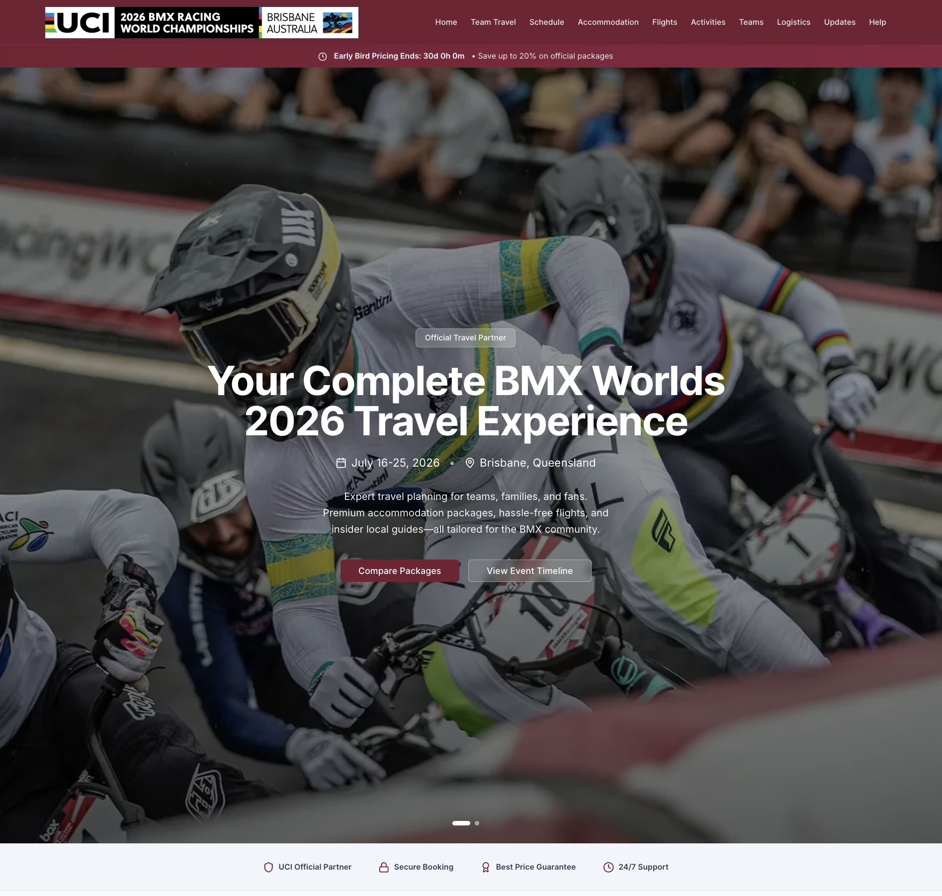 UCI BMX World Championships 2026 - Travel Portal